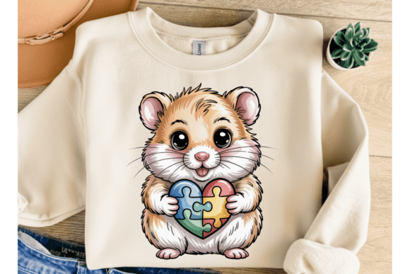 Autism Hamster PNG: A Heartfelt Design for Awareness and Connection