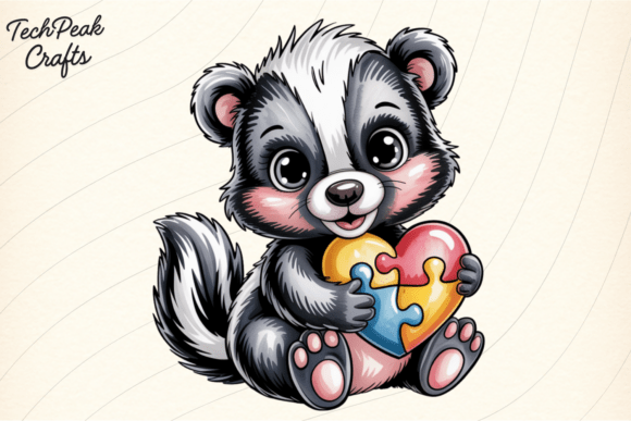 Autism Skunk PNG: A Versatile Design for Awareness and Expression