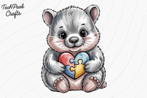Autism Wombat PNG: A Symbol of Love, Acceptance, and Neurodiversity