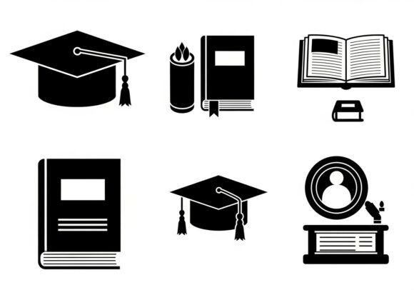 Black and White Educational Graduation: A Timeless Symbol in Modern Design