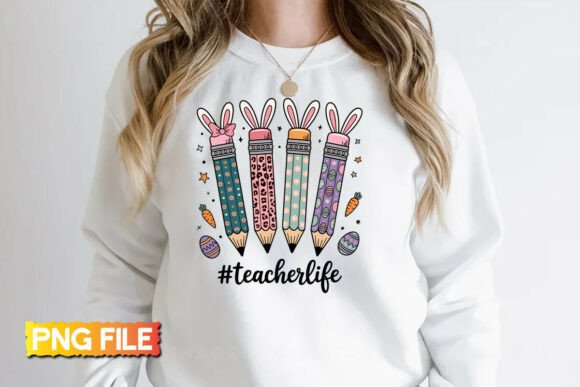 Enhancing Classroom Creativity with Teacher Life Easter Pencil PNG