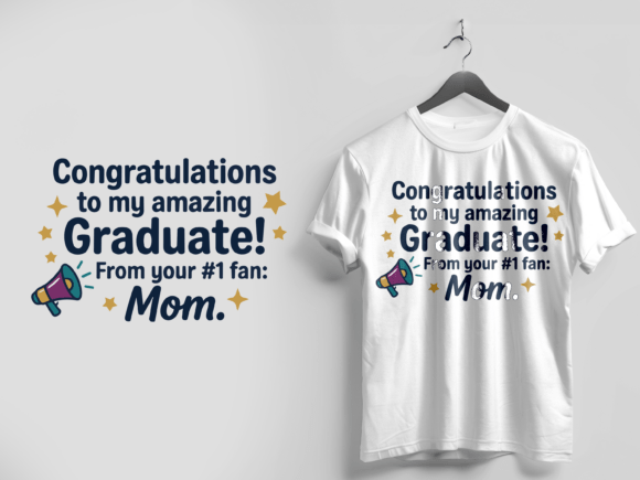 Graduation Congratulations Mom Fan PNG: Celebrating Achievement with Style